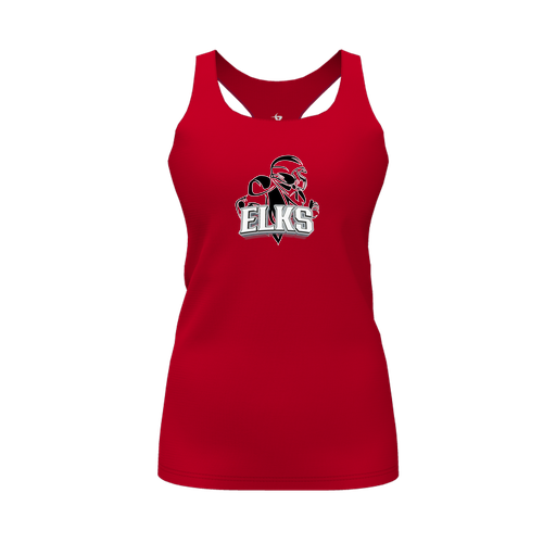 [FT0TRBRD-FYS-LOGO2] Decker Racerback Tank Top (Female Youth S, Red, Logo 2)