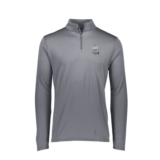 [FTLQFLGY-FAXS-LOGO3] Decker Women's Flex-Lite 1/4 Zip Shirt (Female Adult XS, Gray, Logo 3)