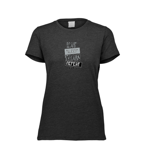 [FTSCUBBK-FAXS-LOGO3] Decker Women's Tri-Blend T-Shirt - Short Sleeve (Female Adult XS, Black, Logo 3)