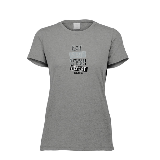 [FTSCUBGY-FAXS-LOGO3] Decker Women's Tri-Blend T-Shirt - Short Sleeve (Female Adult XS, Gray, Logo 3)
