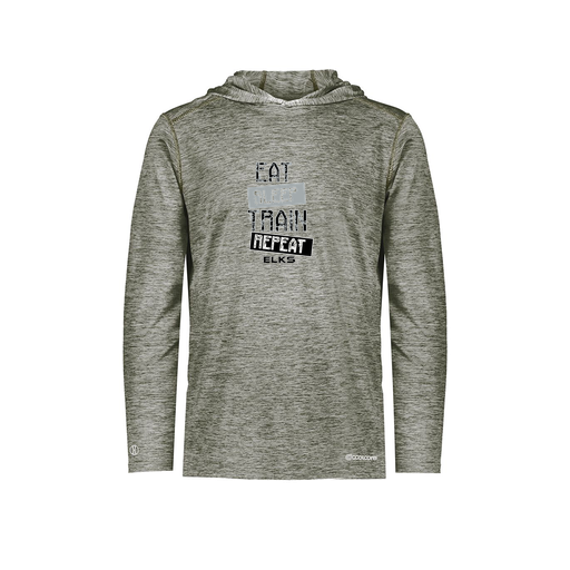 [FOLHCGGY-AS-LOGO3] Decker Men's Charge Hoodie (Adult S, Gray, Logo 3)