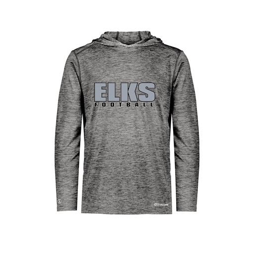 [FOLHCGBK-YS-LOGO1] Decker Youth Charge Hoodie (Youth S, Black, Logo 1)